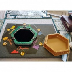 Mini Personal Size Gaming D20 Dice Tray $35.11 Game Accessories