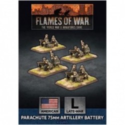 Flames of War: Late War: United States: Parachute 75mm Artillery Battery (UBX66) $61.41 Game Accessories