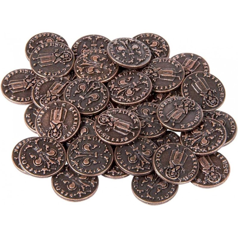 Renaissance Themed Gaming Coins - Tiny 15mm 18-Pack Novelty Fantasy Replica Coins $18.20 Game Accessories