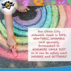 Sidewalk Chalk Jumbo Chalk Non-Toxic Washable Art Set (20-Count) $17.03 Kids' Drawing & Painting Supplies