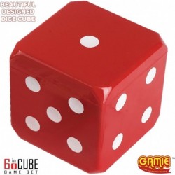 6-IN-1 Dice Cube Game Set - - Board Game and Casino Set – Includes Chess Checkers and Backgammon 2 Decks of Playing Cards Pok...