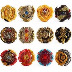 12 Pcs Gyros Burst Turbo Gyros Top Evolution Metal Fusion Burst Gyro Toy Battle Gyro Battling Tops Game Set with 12 Spinning ...