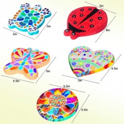 5PCS Painting Stepping Stones for Kids Craft Kit Arts and Crafts Kit for 4-12 Kids Art Supplies Fun Outdoor Toys Kids Art/Act...