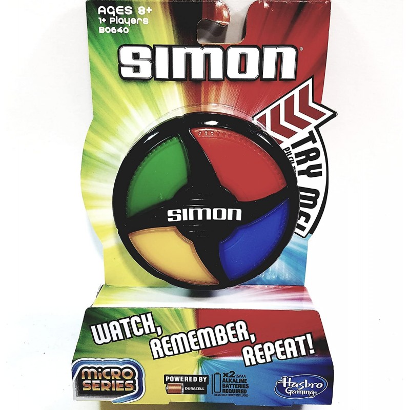 Simon Micro Series Edition Pocket Travel Handheld Portable Strategy 1 Or More Player Game $41.93 Kids' Handheld Games