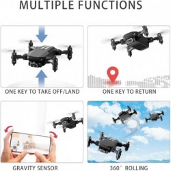 Mini Drone for Kids and Adults LS-MIN RC Quadcopter with 1080P Camera 360° Flip Gesture Photo/Video Track Flight Altitude Hol...