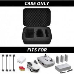 Case Compatible with DJI Mini 2 Fly More Combo Ultralight Foldable Drone Storage for DJI Mini 2 Drones with Camera Holds Batt...