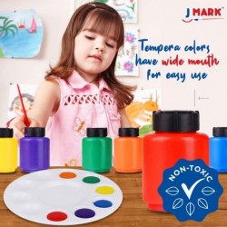 Toddlers Painting Set with Spill Proof Paint Cups– 32 Piece Paint Set with Washable Water Based Tempera Paint Brushes Art Smo...