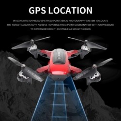 HJ38 GPS Drone for Adults FPV Drones with Camera Live Video Follow Me WiFi Quadcopter RC Drone with Camera Drone 120° Wide-an...