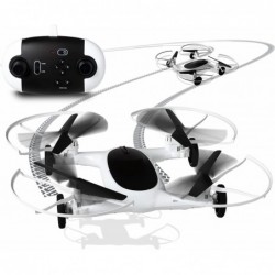 Sharper Imager 7" Rechargeable Drone Fly in The Sky Drive On The Land $83.00 Hobby RC Quadcopters & Multirotors