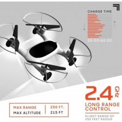 Sharper Imager 7" Rechargeable Drone Fly in The Sky Drive On The Land $83.00 Hobby RC Quadcopters & Multirotors