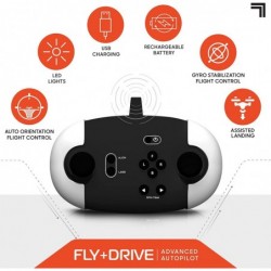 Sharper Imager 7" Rechargeable Drone Fly in The Sky Drive On The Land $83.00 Hobby RC Quadcopters & Multirotors