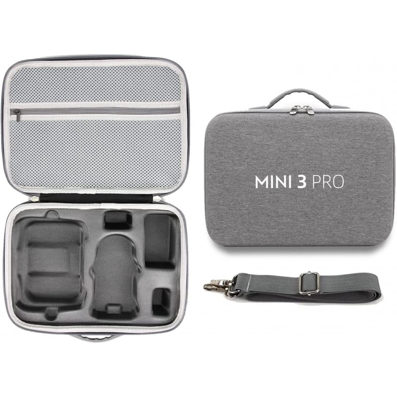 Mini 3 Pro Carrying Case Storage Bag Hard Shell Box with strap for DJI Mini 3 Pro Drone Accessories (Grey) $48.77 Hobby RC Qu...