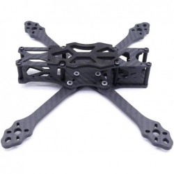 220mm 5 Inch 5mm Arm Carbon Fiber Quadcopter X Type Freestyle Frame Kit Support DJI Air Unit for FPV Racing Drone $46.27 Hobb...