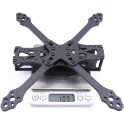 220mm 5 Inch 5mm Arm Carbon Fiber Quadcopter X Type Freestyle Frame Kit Support DJI Air Unit for FPV Racing Drone $46.27 Hobb...