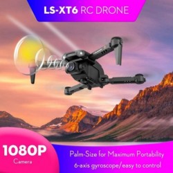 LS-XT6 RC Drone Mini Drone 6-Axis Gyro 3D Flip Headless Mode Altitude Hold 12mins Flight Time RC Qudcopter for Kids Adults $6...