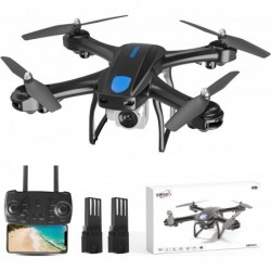 Drone with 1080P Camera for Adults Kids Beginner Drone with WiFi Live Video FPV Drone RC Quadcopters with Altitude Hold Headl...