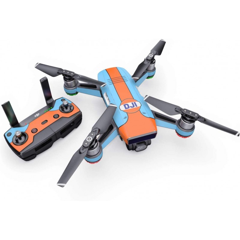 Retro Racer Decal for Drone DJI Spark Kit - Includes Drone Skin Controller Skin and 1 Battery Skin $41.27 Hobby RC Quadcopter...