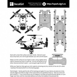 Retro Racer Decal for Drone DJI Spark Kit - Includes Drone Skin Controller Skin and 1 Battery Skin $41.27 Hobby RC Quadcopter...