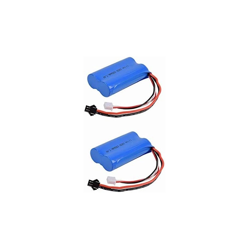 2 pcs 7.4V 1500Mah SM2P Plug li-on Battery for Syma S033 UDI U12A QS 8019 RC Toys $40.35 Hobby Remote & App Controlled Vehicl...