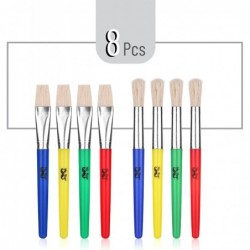 Mr. Pen- Paint Brushes for Kids 8 Pcs Toddler Paint Brushes Chubby Paint Brushes Flat Paint Brush Kids Paint Brush Set Washab...