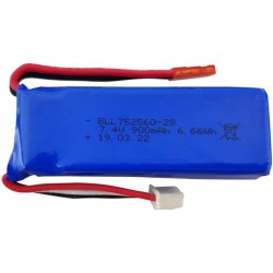 7.4V 900mAh Lithium Battery for XK X520 Six-Channels brushless aileron 3D Stunt Helicopter Accessories high Rate Aircraft Mod...