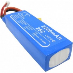 Battery Replacement for DJI Fit Model Phantom 1 FC40 Walkera Runner 250 Part Number DJI P1-12 P1-12 2200mAh / 24.42Wh 11.1v L...