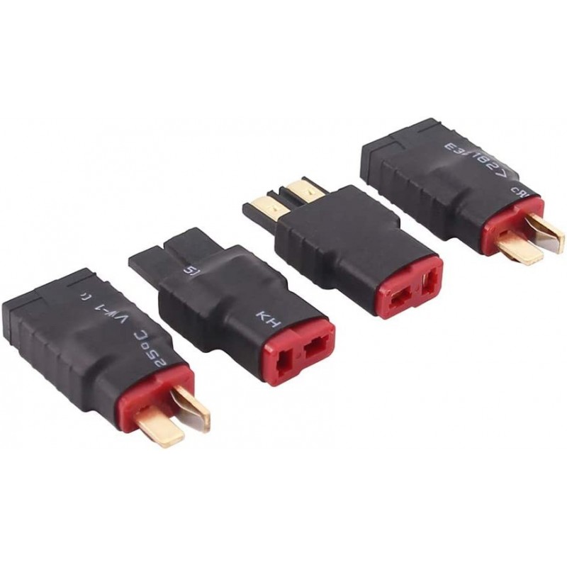 4pcs Compatible with TRX to T-Plug Deans Style Male Female RC Connector Adapter(C81-4) $19.05 Hobby Remote & App Controlled V...