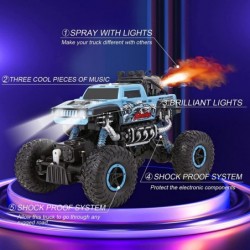 Monster Trucks 1:16 Remote Control Car 2.4 GHz All Terrain Rc Cars Monster RC Trucks 4WD Rock Crawler with LED Lights and Dyn...