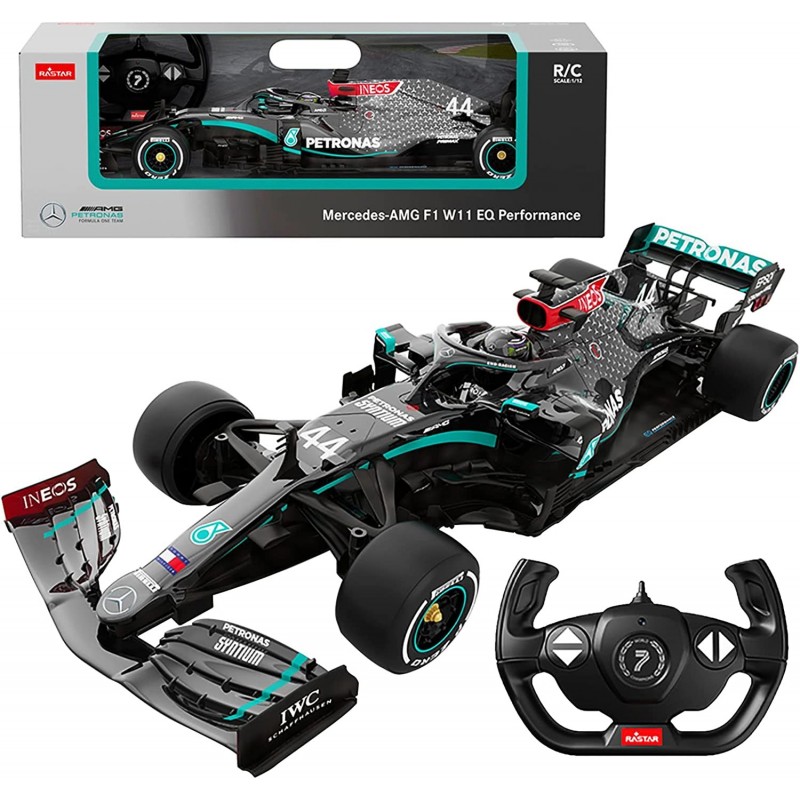 F1 Remote Control Car 1:12 Scale Large Size F1 RC Car Officially Licensed RC Series Mercedes-AMG F1 W11 EQ Suitable RC Cars f...