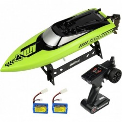 RC Boat for Kids and Adults 25km/h High Speed Remote Control Boat for Pool & Lake 2.4 GHZ Fast Racing Boats with 2 Rechargeab...