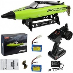 RC Boat for Kids and Adults 25km/h High Speed Remote Control Boat for Pool & Lake 2.4 GHZ Fast Racing Boats with 2 Rechargeab...