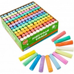 144 PCS Sidewalk Chalks Set Chalk Bulk Outside chalk Bulk Sidewalk Chalk Giant Chalk Side walk Chalks for Kids Outdoor Chalk ...