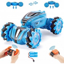 Remote Control Car RC Stunt Cars Double Sided 2.4G Gesture RC Car High Speed 360° Flips RC Drift Car with LED Music 4WD Off R...