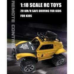 RC Cars 1:18 Scale Remote Control Cars with LED Lights for Kids Fast 30KM/H 2.4GHz 2WD RC Trucks Cars Toys Gifts for Boys Gir...