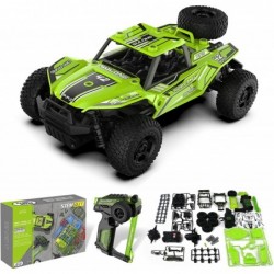 RC Car Building Toy Kit 1:18 Scale Building Toy 2.4 GHz Remote Control DIY Car kit Build Truck Kit Toy Gift for 8 9 10 11 12 ...