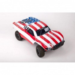 2pk Combo Set Compatible Custom Body Flag Star Style Replacement for 1/10 Slash 4x4 VXL 2WD Slayer RC Car or Truck (Truck not...