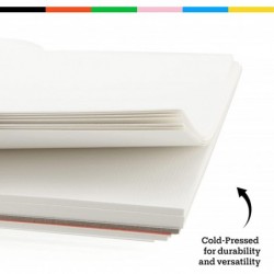 Watercolor Paper Pad 9X12" 30 Sheets - Cold Press Water Color Sketchbook Pad 140 lb for Art Painting Drawing Wet & Mixed Medi...