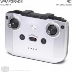 Skin Sticker Set Compatible with DJI Mini 2 | Remote Controller (Airforce Silver) $23.10 Remote & App Controlled Vehicles