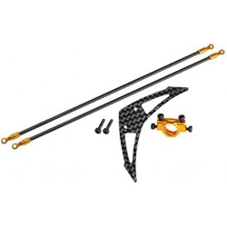 Microheli Aluminum/Carbon Fiber Tail Boom Support Mount Set (Gold) - Blade 230S / 230S V2 / 250 CFX $59.08 Remote & App Contr...