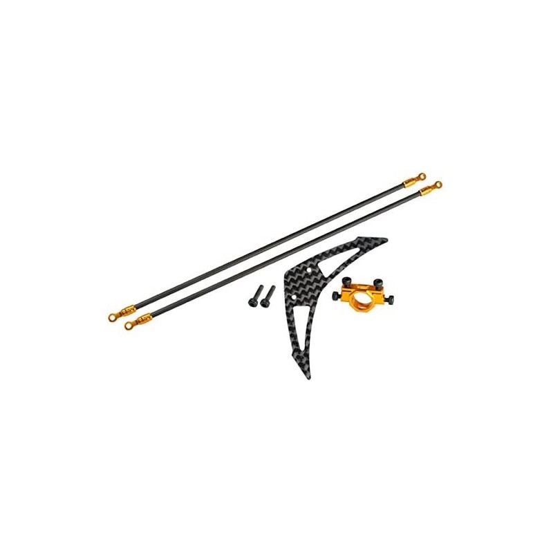 Microheli Aluminum/Carbon Fiber Tail Boom Support Mount Set (Gold) - Blade 230S / 230S V2 / 250 CFX $59.08 Remote & App Contr...