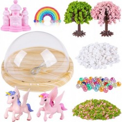 Make Your Own Unicorn Night Light - Unicorn Terrarium Kit for Kids Arts and Crafts Nightlight Novelty for Girl Age 4 to 9 Yea...