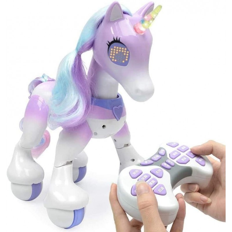 Robot Toy for Girls Remote Control Touch Sensing Unicorn Pony Electronic Pet Toy Programming Singing Dancing Children's Educa...