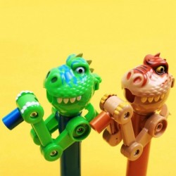 Pop Ups Lollipop Box Fun Dinosaur Shaped Lollipop Robot Holder Creative Lollipop Robot Toy Dinosaur Shaped Lollipop Holder fo...