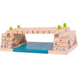 Clickety Clack Bridge - Other Major Wooden Rail Brands are Compatible $56.34 Toy Train Set Tracks