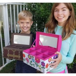 Pirate Treasure Chest 10" x 6" x 6 $45.42 Children's Jewelry Boxes