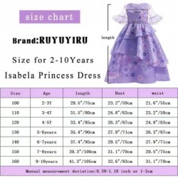 Kids Mirabel Cosplay Costume Girls Isabela Magical Princess Dresses Halloween Party Dress Up Suit $41.88 Kids' Costumes