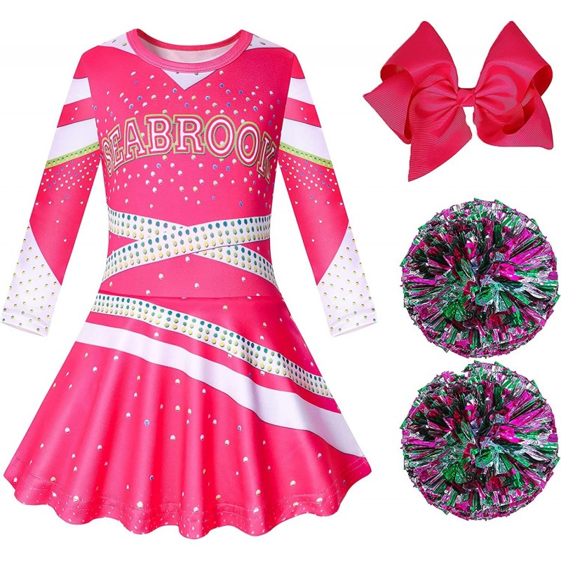 Zombies Girls Cheerleader Costumes World Up Cheerleading Outfits Kids Toddler Movie Halloween Dress up Party 3-12 Years $46.3...