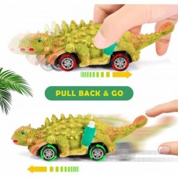 Dinosaur Toys for Kids 3-12 Year Old 2 in 1 Dinosaurs Painting Kits and Pull Back Cars for Boys 5-7 Arts and Crafts Set for G...