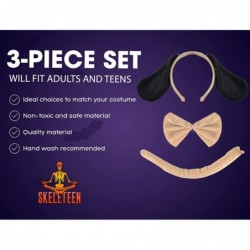 Puppy Dog Costume Set - Brown and Black Dog Ears Bow Tie and Tail Accessories Kit for Kids of All Ages $18.51 Kids' Costumes