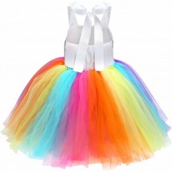 Unicorn Dress for Girls with LED Light Up Princess Dresses for Girls Birthday Halloween Party Decorations $43.56 Kids' Costumes